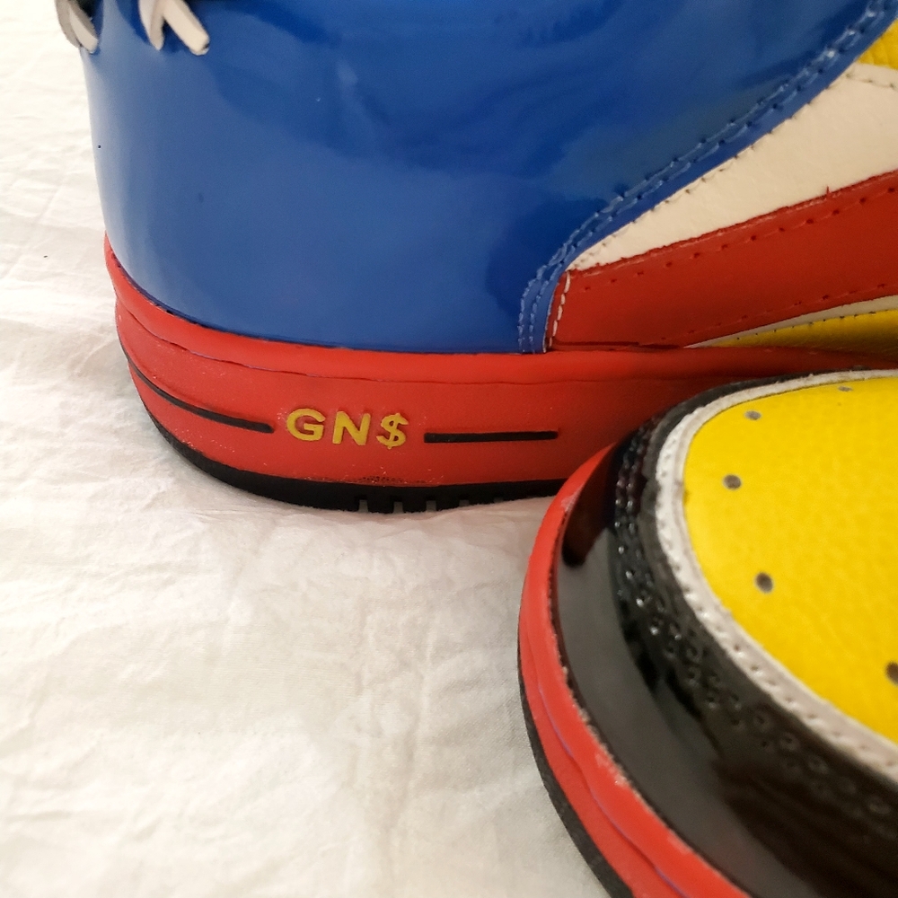 Collectible New Vintage Greedy Genius Heli Blue Phantom Sneaker Mens Size 9 - Picture 11 of 16
